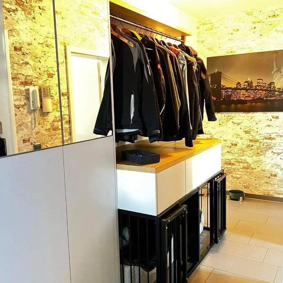 Hundekennel-Doppelbox