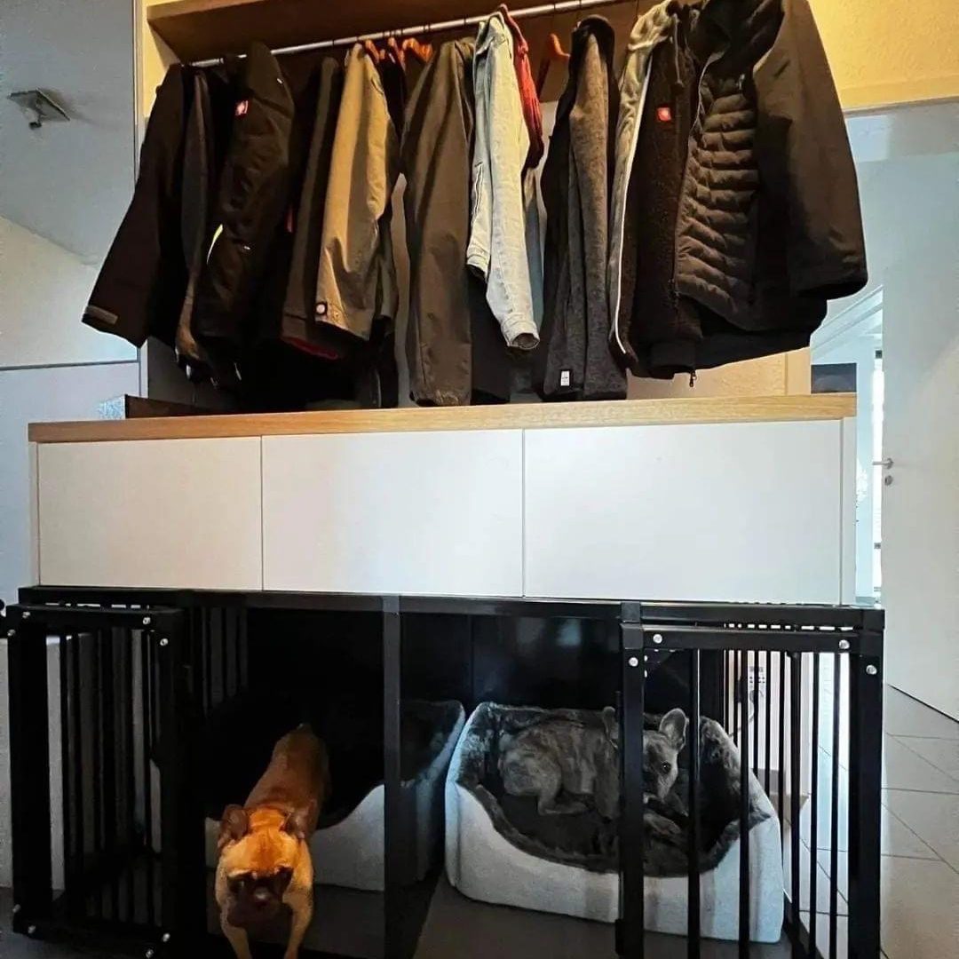 Hundekennel-Doppelbox